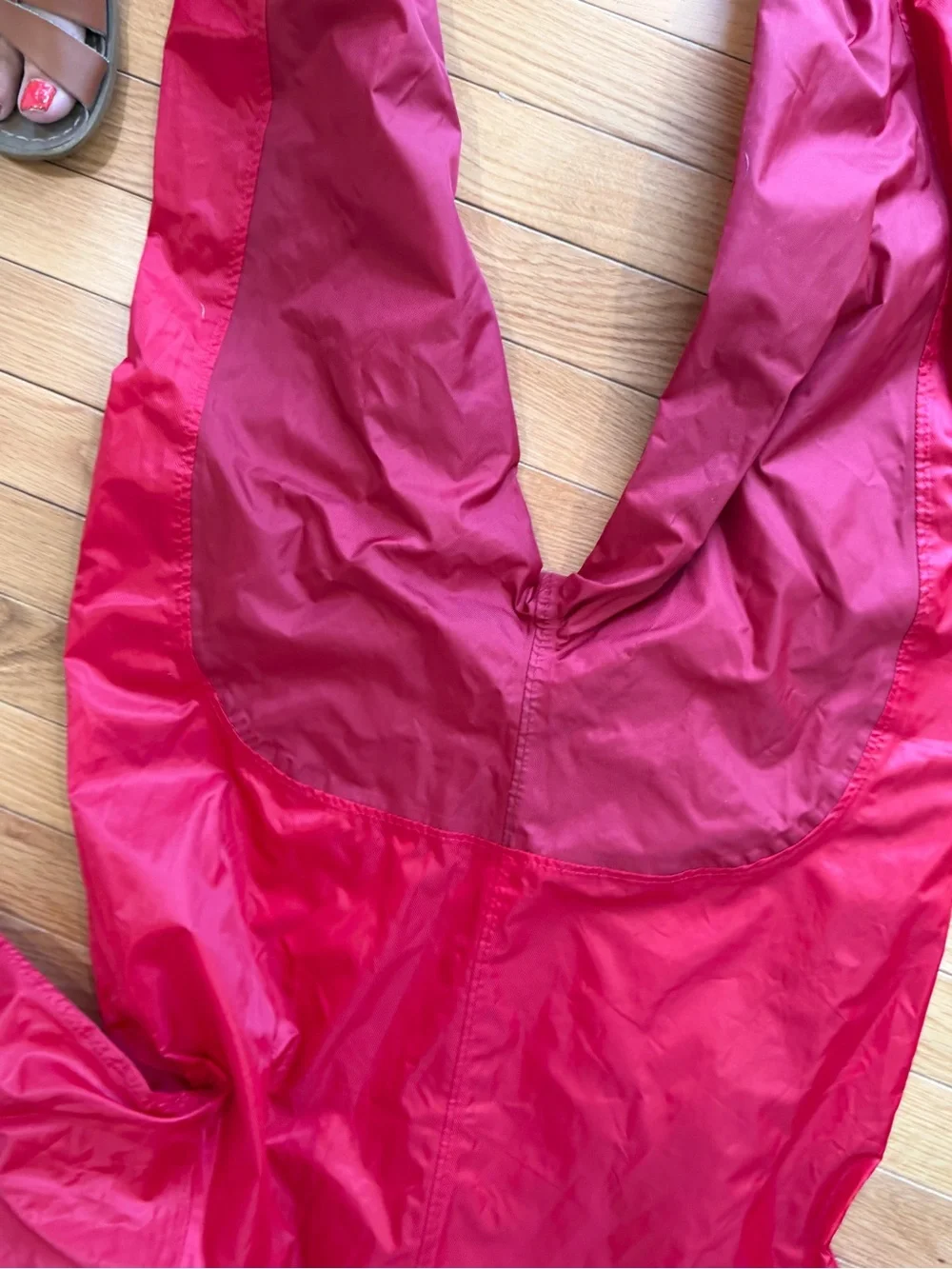 Tuffo Kids' Red Waterproof Raincover Jacket with Hood